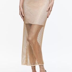 Alice and Olivia Midi Slip Skirt